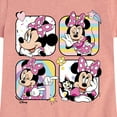 thumbnail image 3 of Disney Jr. - Grid Doodle Minnie Mouse - Girls Fitted Short Sleeve Tee, 3 of 5