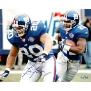 Jim Finn "Action with Tiki Barber" Hand-Signed 16 x 20 Photograph