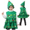 thumbnail image 2 of Disfraz de árbol de Navidad para adultos, padres e hijos, Navidad, disfraz de Navidad para niños, disfraz de árbol de Navidad de Halloween auténtico, 2 of 5