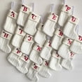 thumbnail image 3 of Calcetines navideños con estampado de copo de nieve, medias con letras tejidas, bolsas de regalo, decoraciones navideñas para el hogar, Año Nuevo, 2024, 3 of 4