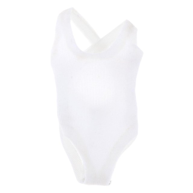 Tachiuwa 1/12 Scale Action Figure Clothes Miniature Clothing for 6" Figures Body Accs White