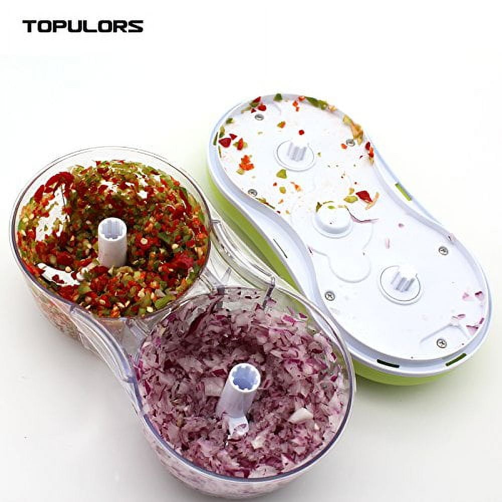 Manual Food Chopper Hand-Powered Food Chopper Compact Handheld Onion C –  TOPOKO