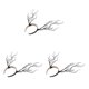 thumbnail image 1 of Speravity Gothic Antlers Deer Horns Hair Hoop  Cosplay Headband Headdress Xmas Type1 NO1, 1 of 6