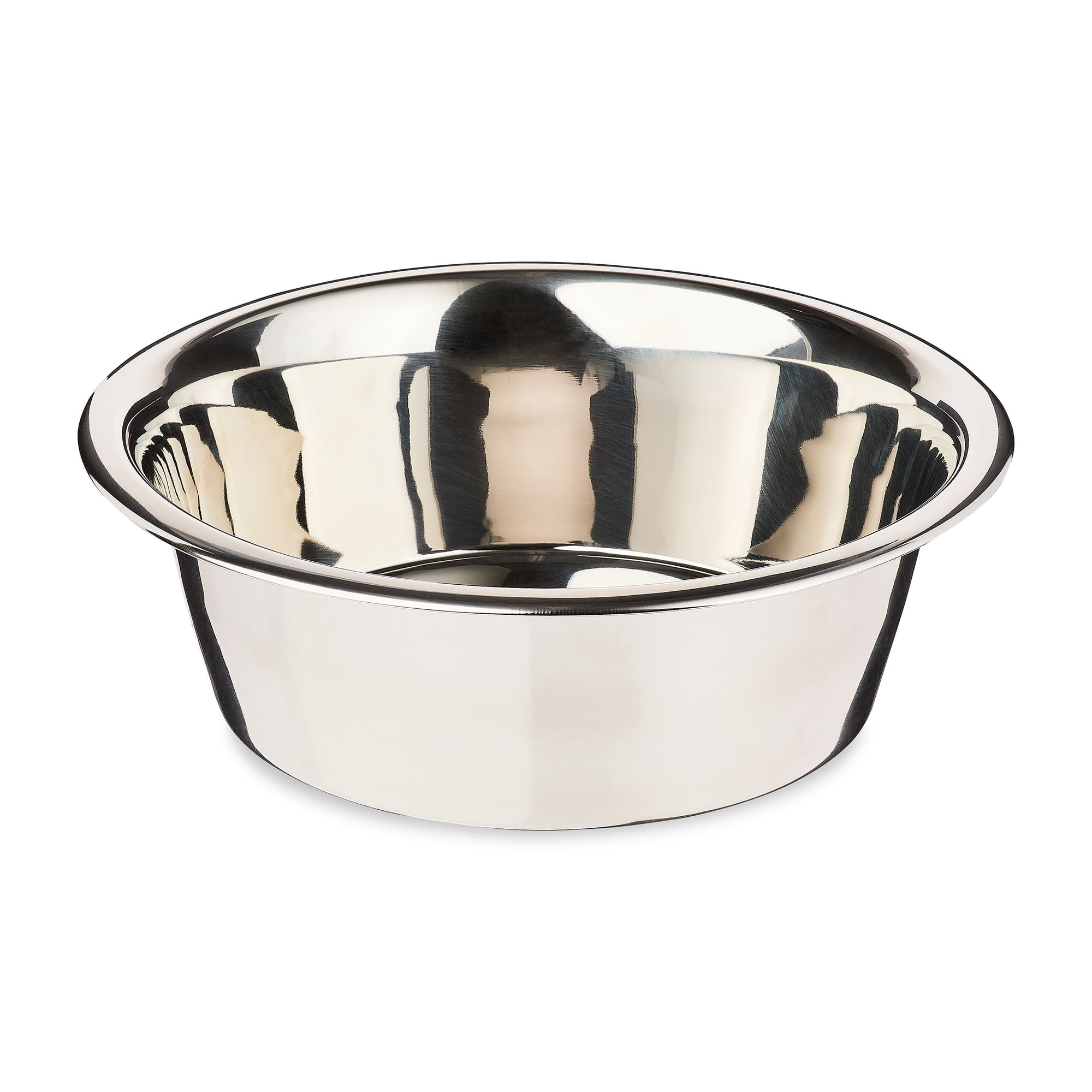 Vibrant Life Large 15.2-Cup Stainless Steel Pet Bowl, Silver