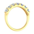 thumbnail image 2 of 1 Carat 7-stones Diamond Wedding Band Ring in 14K Yellow Gold (Ring Size 9.5) (SI1-SI2 Clarity), 2 of 5