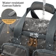 thumbnail image 2 of Bolsa de lona Gonex, 50 litros, resistente al agua para viajes, color gris, 2 of 7