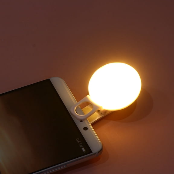 IDEANATEGRATE 1Set Blue Mini Portable Ring Light for Mobile Phone and Laptop Portable Filling Light