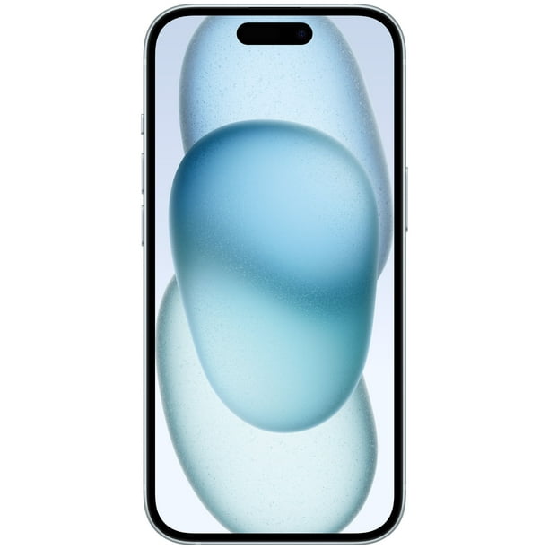 Straight Talk Apple iPhone 15, 128GB, Blue - Prepaid