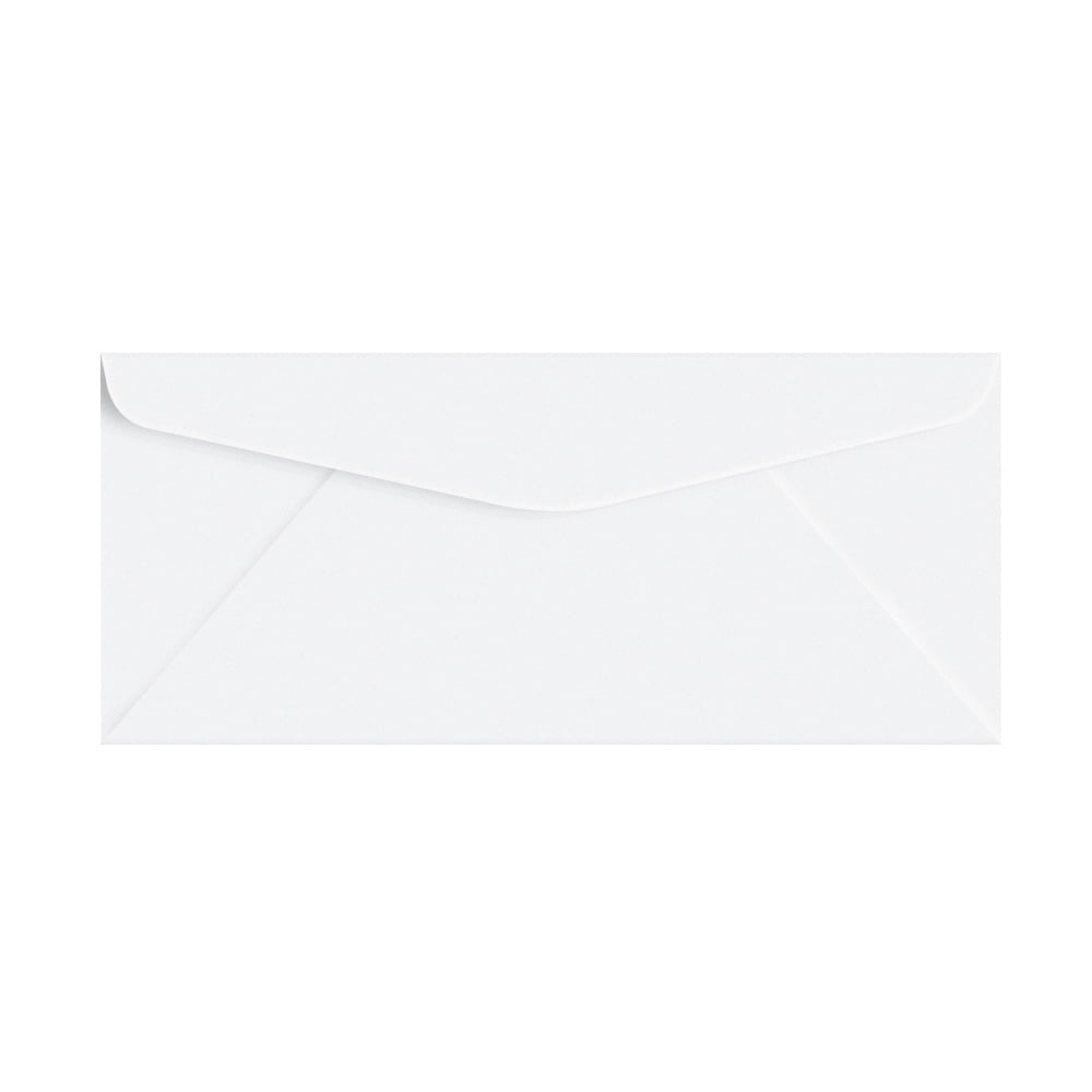 10 White Business Regular Commercial Envelopes 4 1/8 x 9 1/2 Inches