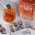 thumbnail image 4 of Set de decantadores de whisky Pitcher PONPUR, 735 ml, con 2 vasos, 4 of 7