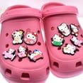 thumbnail image 4 of IVASKY 30PCS PVC Hello Kitty Shoe Charms, Multicolor 1-2 Inch Decorations Croc Charms for Kids Boys Girls, Party Favors, 4 of 6