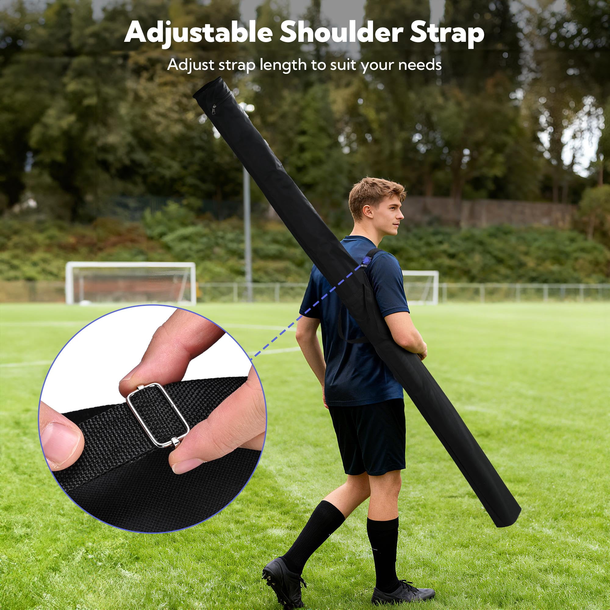 Yescom 80" Flag Pole Carrying Bag for 25/30 Ft Tailgate Telescopic Flagpole