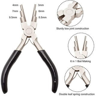 AAProTools Wire Working Pliers Wire Looping Plier Coiling Forming Bending  Smooth 3 Step Jaw