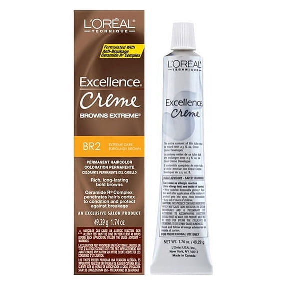 Loreal Excellence Creme Extreme Browns #Br-2 Dark Burgndy Brwn