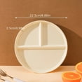 thumbnail image 4 of QJUHUNG 1/2pcs  Separated Portion Plate  Separated Plate  Fat Reduction Plate  Three Compartments  Anti-Fall Plastic Plate  School Plate  Happy Eid  Portable Food Tray  Suitable for Home, 4 of 7