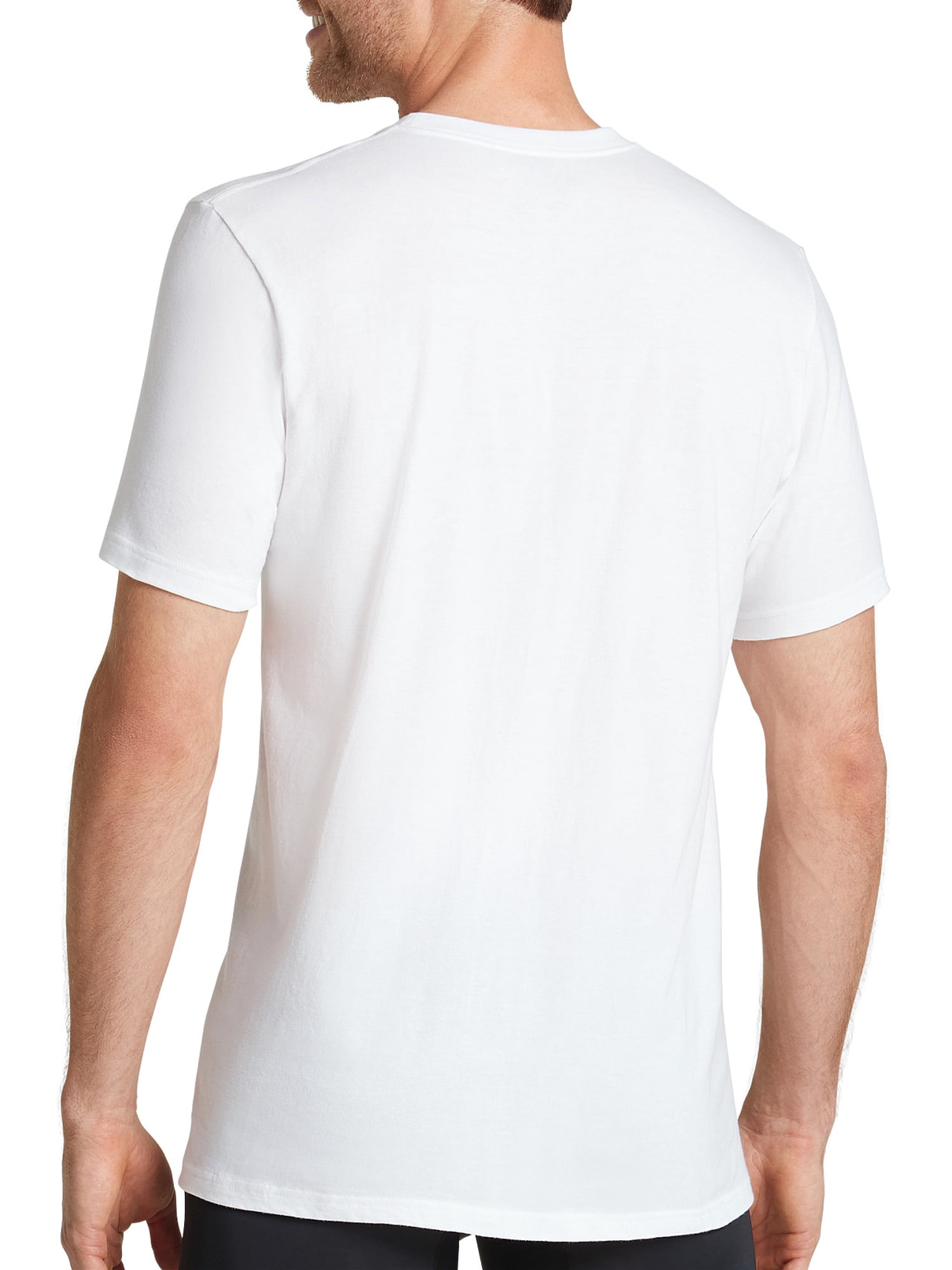 Jockey® Essentials Men's 100% Cotton Tall Man T-shirt, 3 Pack, Extra Long Undershirt, Crew Neck, Comfort, Sizes Large Tall, Extra Large Tall, 2XL Tall, 6813