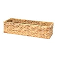 thumbnail image 1 of Household Essentials Water Hyacinth Rectangular Storage Basket Natural, 1 of 5