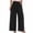 Style1-Black linen pants women, variant on Womens Casual Cotton Linen Pants Straight Leg Business Causal Slacks Summer Drawstring Pull on Pants Loose Summer Lightweight Elastic Wide Leg Trousers Pantalones De Lino Para Hombres