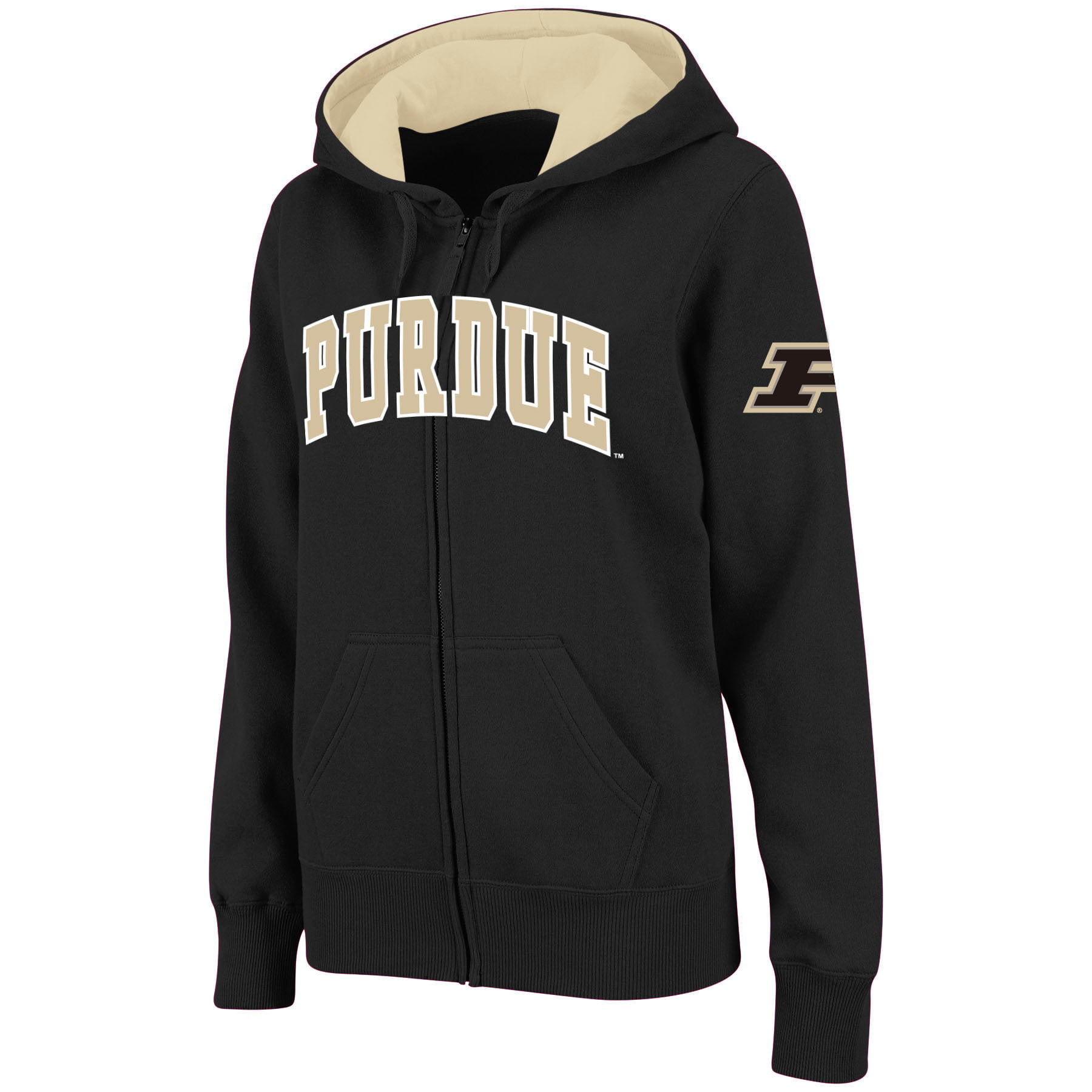 Purdue Boilermakers Stadium Athletic Women's Arched Name Full-Zip ...