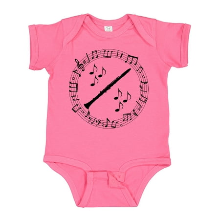 

Inktastic Clarinet Music Silhouette Gift Boys or Girls Baby Bodysuit