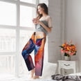 thumbnail image 3 of Fotbe Vibrant Hummingbird Watercolor Art Women's Pajama Pants,Sleepwear Pants,Pj Bottoms Drawstring And Pockets-XX-Large, 3 of 7
