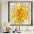 thumbnail image 1 of Designart Design Art Inc. Impression d'Art Moderne et à Cadre Transitionnel 'Glam Yellow Explosion Blocks' - 34x44, 1 of 3