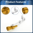 thumbnail image 4 of Unique Bargains Turbo Sound Exhaust Muffler Pipe Whistle Rear Tailpipe S Motorcycle Roar Maker Aluminum Gold Tone 1 Set, 4 of 7