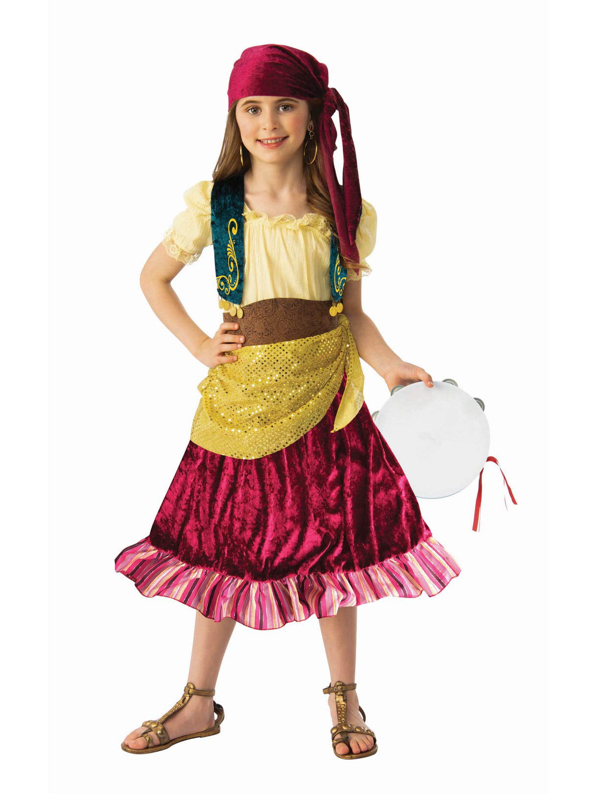 Teen Filles Gypsy Costume Halloween Neuf InCharacter Juniors Medium 5/7 