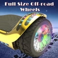 thumbnail image 2 of HOVERSTAR Hoverboard - Patinete Eléctrico para Niños, 6.5 Pulgadas y 9 mph, Todo Terreno con Autoequilibrio, Altavoz Bluetooth y Luces LED, Hasta 165 lbs (75 kg), 2 of 6