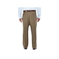thumbnail image 3 of Haggar Men's Big & Tall E-CLO Stria Pleat Front Dress Pant Classic Fit HD90219, 3 of 7