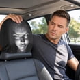 thumbnail image 5 of 2 Pack Scary Ghost Face Headrest Covers, Upgraded Snug Fit Breathable Spooky Face Printing Auto Seat Cover Headrest Protector, Universal Elastic Model, Halloween Car Decorations, 5 of 5