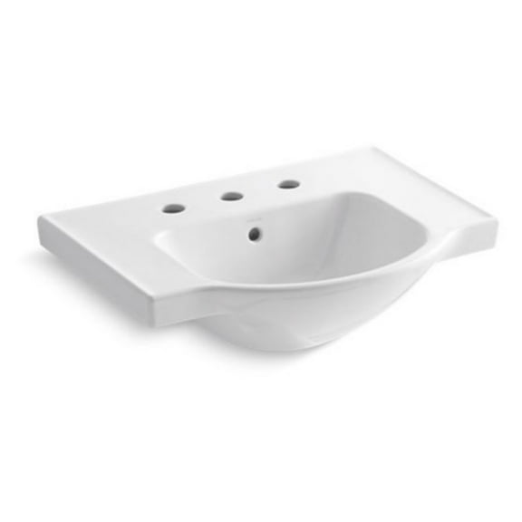 Kohler Veer K5248 Widespread Bathroom Pedestal Sink Basin