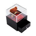 thumbnail image 1 of Mialoley Valentines Gift Teddy Bear Flower Jewelry Box with Small Drawer, 1 of 2