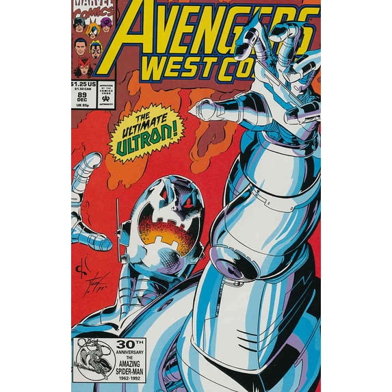 Avengers West Coast #89 VF ; Marvel Comic Book