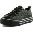 thumbnail image 6 of Guess Peytina Women's Low Top Lace Up Casual Trainers In Black Size 10, 6 of 6