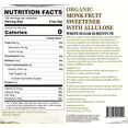 thumbnail image 2 of Sweet Formula Original Monk Fruit Sweetener with Allulose Organic - White Sugar Substitute, Erythritol Free, Gluten Free, Vegan, Keto Friendly, Sugar Replacement ( 1.76 lb - Pack of 1), 2 of 3