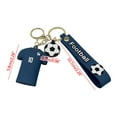 thumbnail image 2 of Pompotops Clearance Sales Soccer Uniform Keychain Glue Football Uniform Pendant Football Football Ornament Keychain, 2 of 5