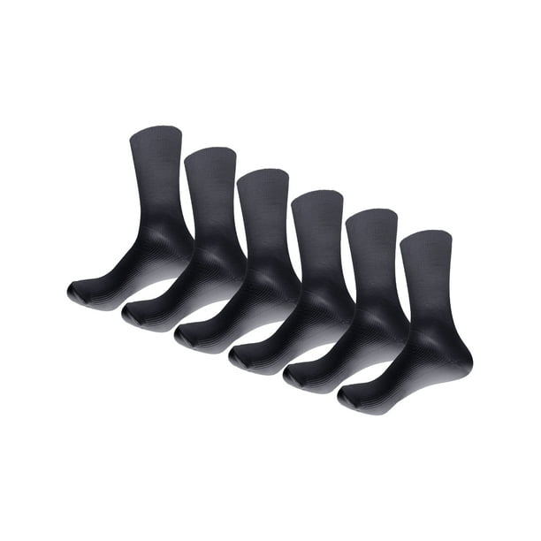 Calcetas Escolar Juvenil Delgados para Hombre Gran Galeón Pack con 6 Pares Color Gris Oxford Liso Talla 14-18 años Gran Galeon 1050