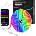 thumbnail image 1 of shiyou-Led Neon Rope Lights Strip: 6.56ft/2m Smart Flexible Diffused Flow Bendable DIY Led Neon Strip with Control App for Bedroom Gaming Room, 1 of 4