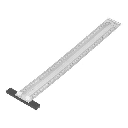 

Carpenter T Ruler Woodworking Scrbing T Rules Clearly Identifiable Scale For DIY Measuring Scribing 400mm T Ruler