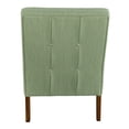 thumbnail image 6 of Linon Carmen Tufted Slipper Chair, 17.75 inch Seat Height, Multiple Colors, 6 of 8