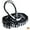 Black White, variant on Hilason Braided Poly Barrel Racing Contest Flat Reins 1" X 8Ft Tan Brown