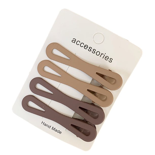 horquillas para el cabello con textura mate, diseño rectangular ondulado, pinzas para el cabello con dientes ajustados para una sujeción fuerte. Accesorios para el cabello de uso diario.