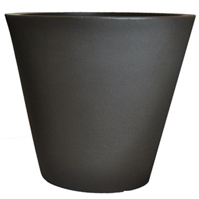 Jardinière Ronde Cosmopolitan 16 Po - Noir