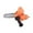 Orange, variant on oshhni Electric Chain Saw Handheld Woodworking Cutter for Pruning Tree Logging Black