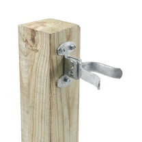 Plum Fittings Galvanized Pressed Steel Gate Fork Latch - 1-3/8" Fork, Wall Mount for Chain Link Fence Gate