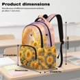 thumbnail image 2 of Xoenoiee Horse Sunflower Print 4 Pack Backpack for Kids Girls School Bag Set with Lunch Box Pencil Case Water Bottle Sleeve Preschool Primary Schoolbag Elementary Bookbag Satchel, 2 of 7