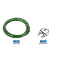 thumbnail image 3 of 16Ft(5M) Wire Rope 304 Stainless Steel Cable 5/16" (8.0 mm) Vinyl Coated with 2pcs Screw Chuck Green, 3 of 7