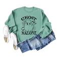 thumbnail image 3 of WEAIXIMIUNG Sweatshirts Courts pour Femmes Manches Courtes Automne Hiver Décontracté Confortable Lettre Col Rond Mode Manches Longues, 3 of 3