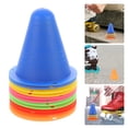 thumbnail image 3 of 12pcs PE Agility Cones for Sports Vibrant Colors Stackable Design Lightweight and Practical Ideal, 3 of 7